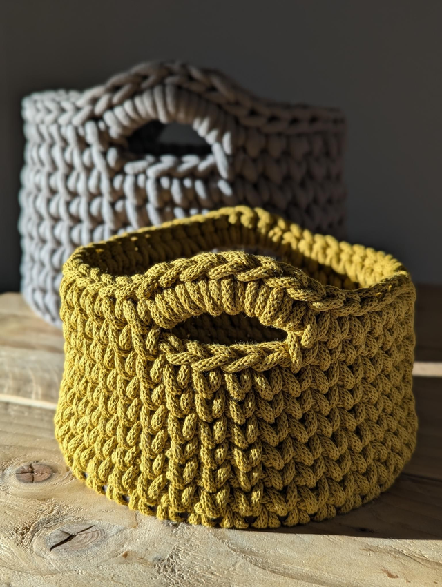 Made To Order Medium Crochet Basket 