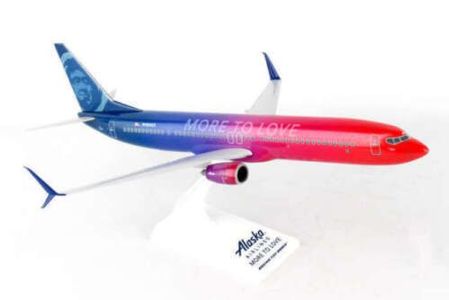 Alaska Airlines Boeing 737-900ER (N493AS) &quot;MORE TO LOVE&quot;, Skymarks 1:130