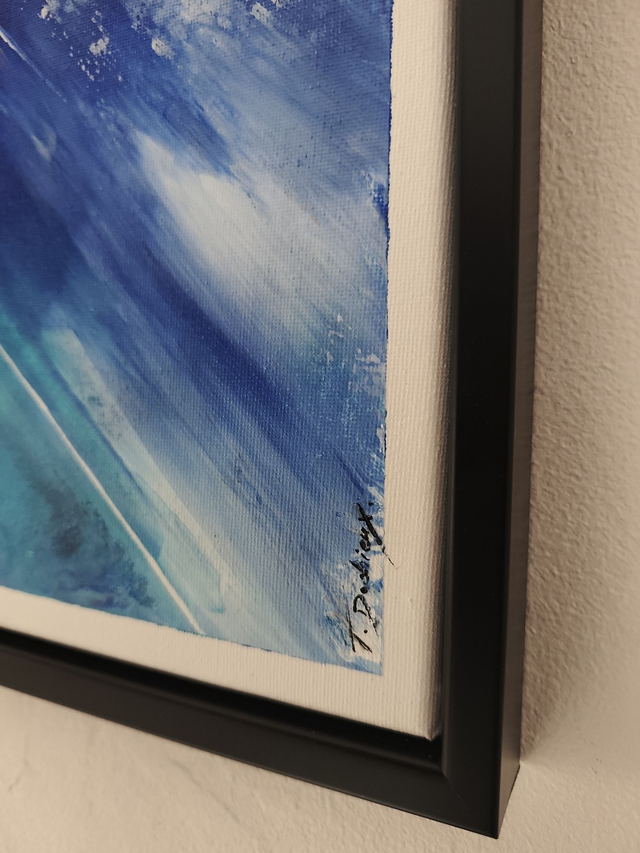 tableau Moderne fluorescent- art contemporain - art abstrait - tableau XL