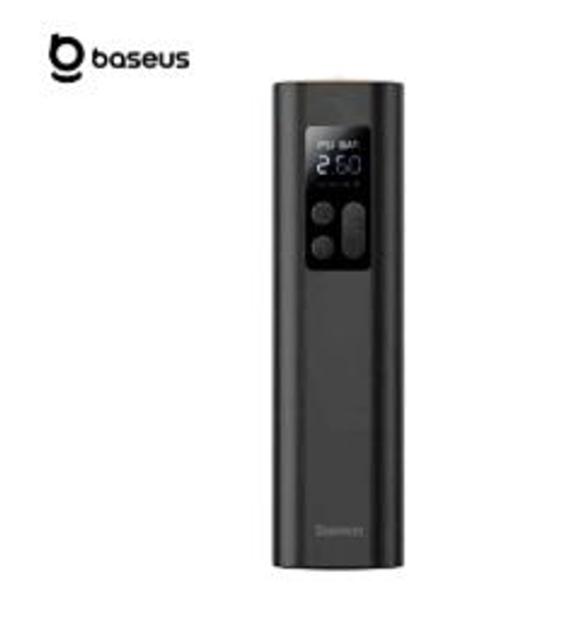 Mini Compresseur de Pneu pour Voiture Baseus Super Mini Inflator Pump avec Câble Allume-Cigare 3m CRCQ000001 réf: 6932172603175