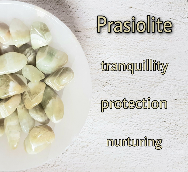Prasiolite Tumblestone 