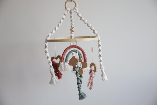 MOANA ~ Mobile bébé rose bleu