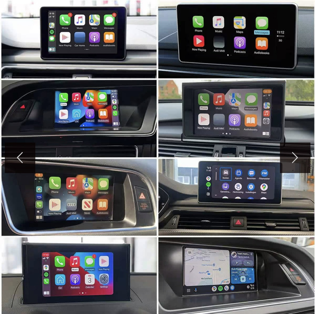Draadloze CarPlay voor Audi A6 A7 A4 A5 Q5 S4 S5 met MMI module