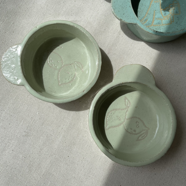 Bol Apéro Vert Céruse