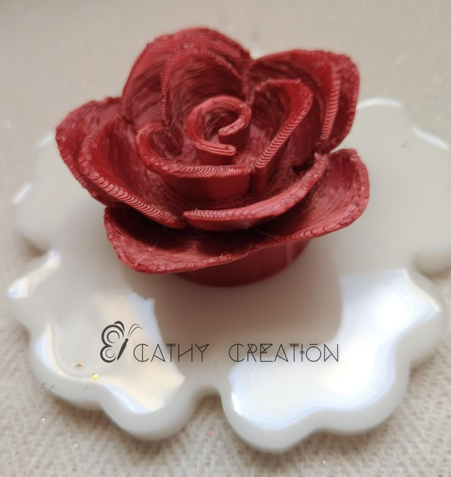 Bouchon en impression 3D lie de vin