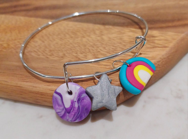 Build your own bangle with charms 
