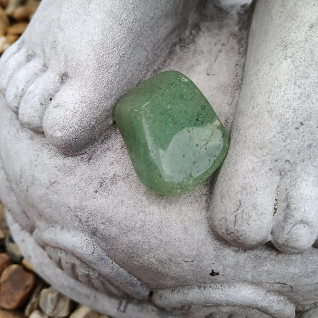 Genuine Green Aventurine Crystal Tumblestone