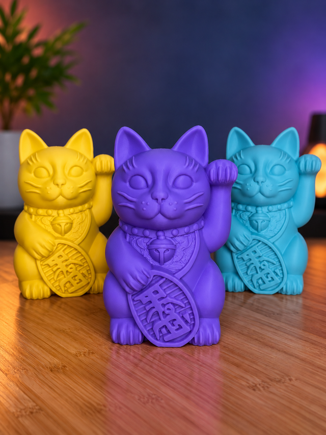 Lot de 3 Maneki Neko