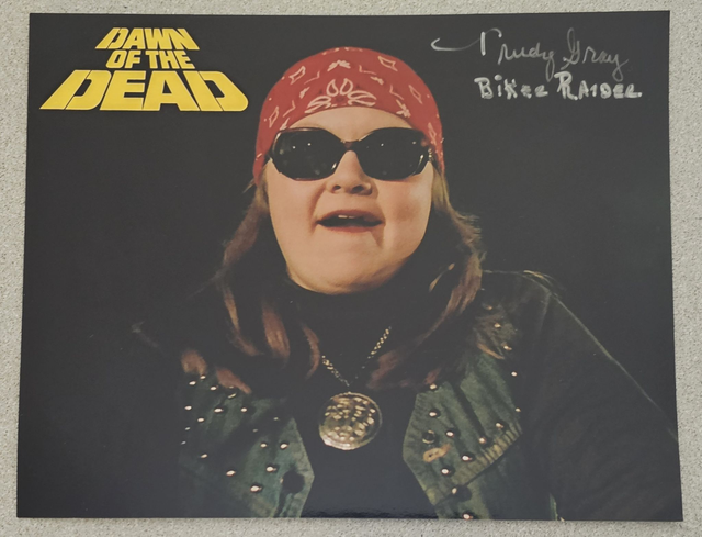 Trudy Gray Autograph (as Red Bandana Biker Chick from Dawn of the Dead)