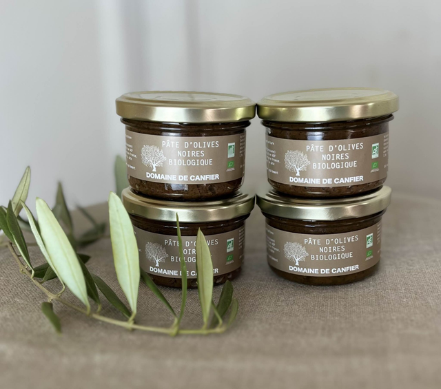 Pâte d’olives noires biologiques