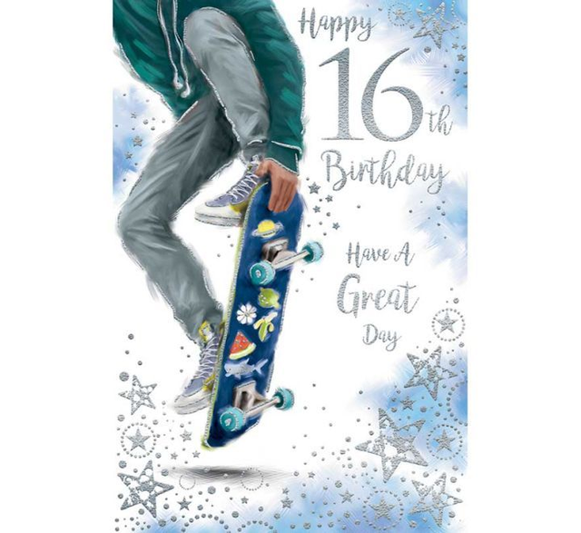 16th Birthday Card 