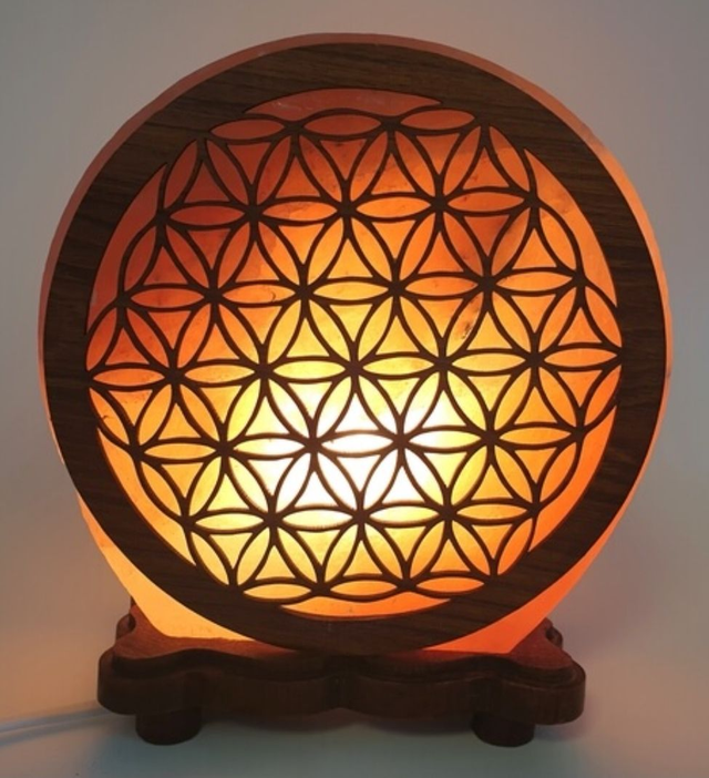 Lampe de sel Fleur de Vie 5Kg
