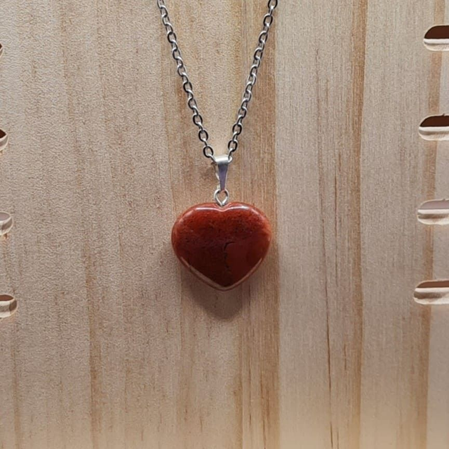 Pendentif Jaspe rouge