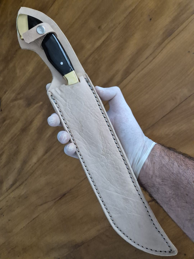 Faca Turca Patriarca Gaúcha Artesanal 11 Pol Inox Chifre