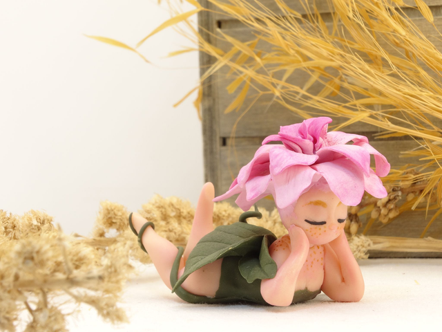 Hada de Flor Rosa
