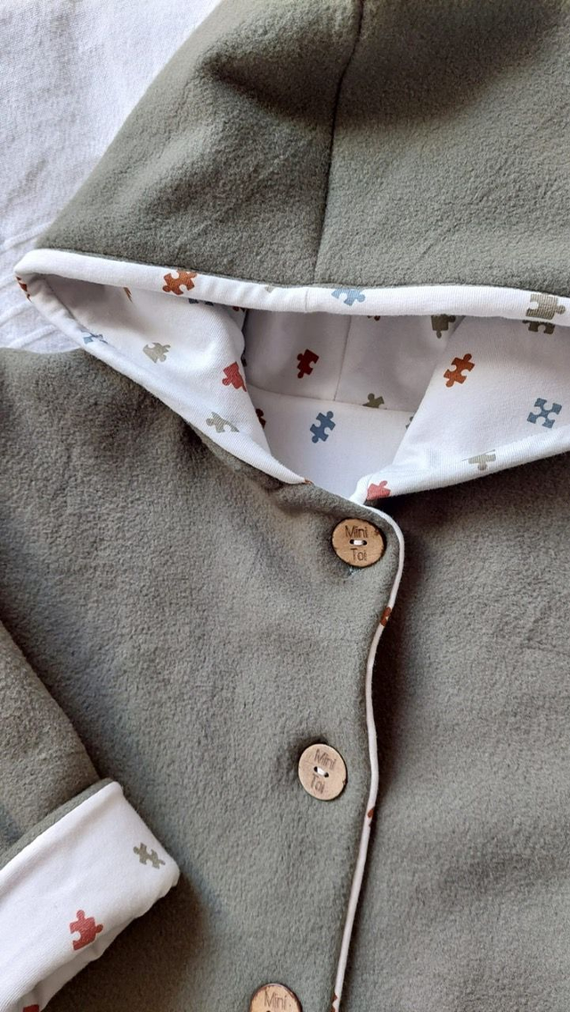 Veste polaire  98/104  &quot;Puzzle&quot;  