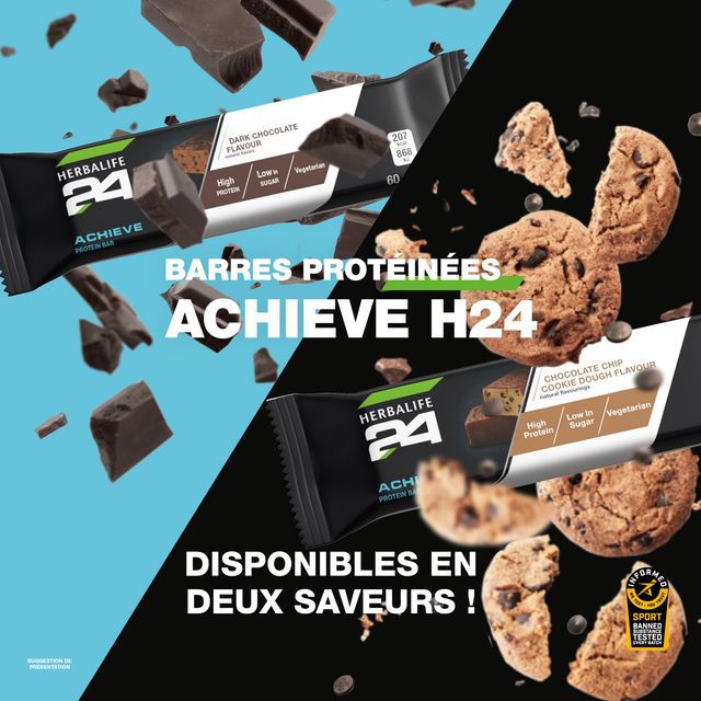 Barres protéinées Chocolat noir
