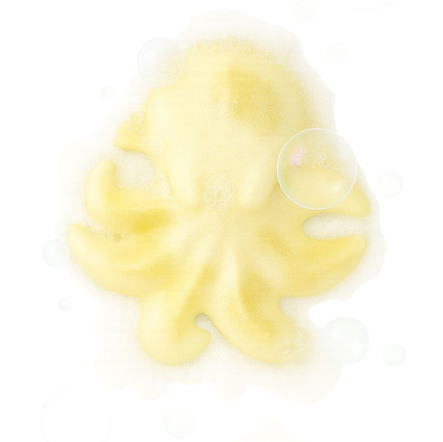 OCTO-SOAP BUBBLE WHITE &quot;MOCHE&quot;