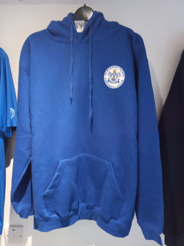 Clevedon Town Royal Blue Hoodie - Large only