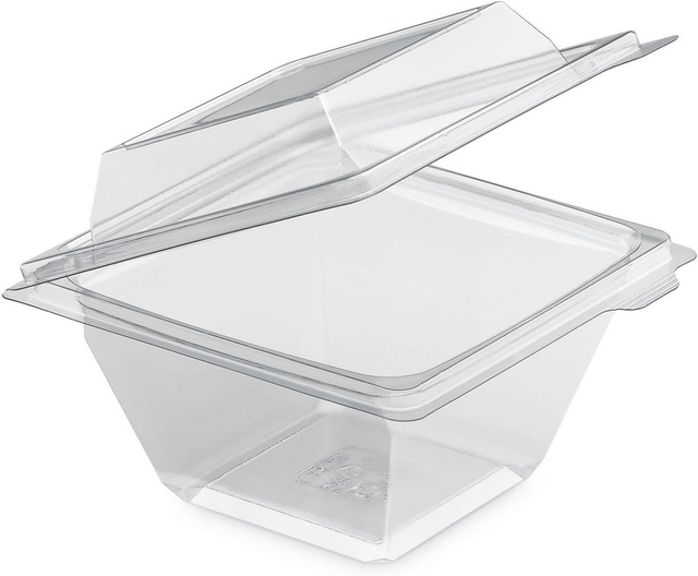 Vaschetta di plastica trasparente con coperchio 250 cc