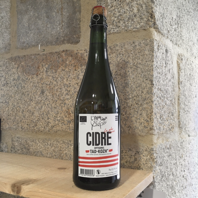 Cidre Extra-Brut &quot;TAD-KOZH&quot; Atelier de la Pépie Bio - 75cl