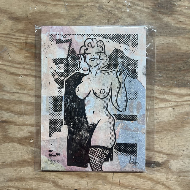 Xylo STEFANIA NOIR affiche back 13x18 cm sans cadre