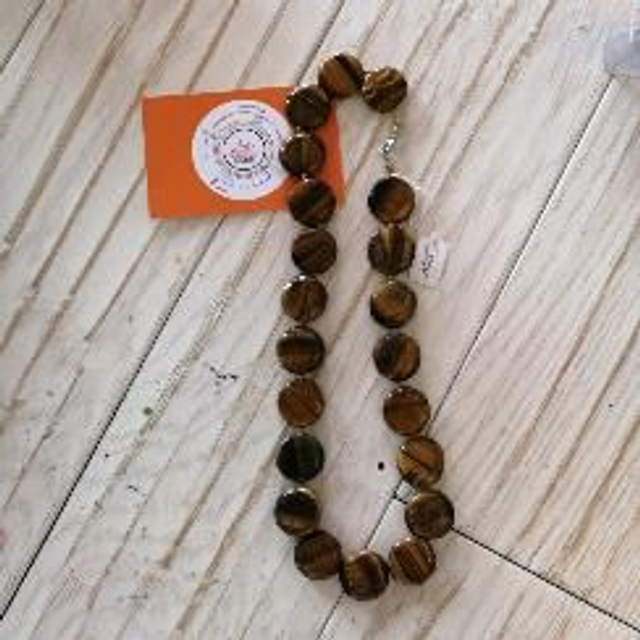 Occhio tigre perla tonda