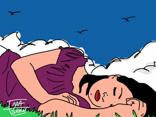 She sleeps so quietly 