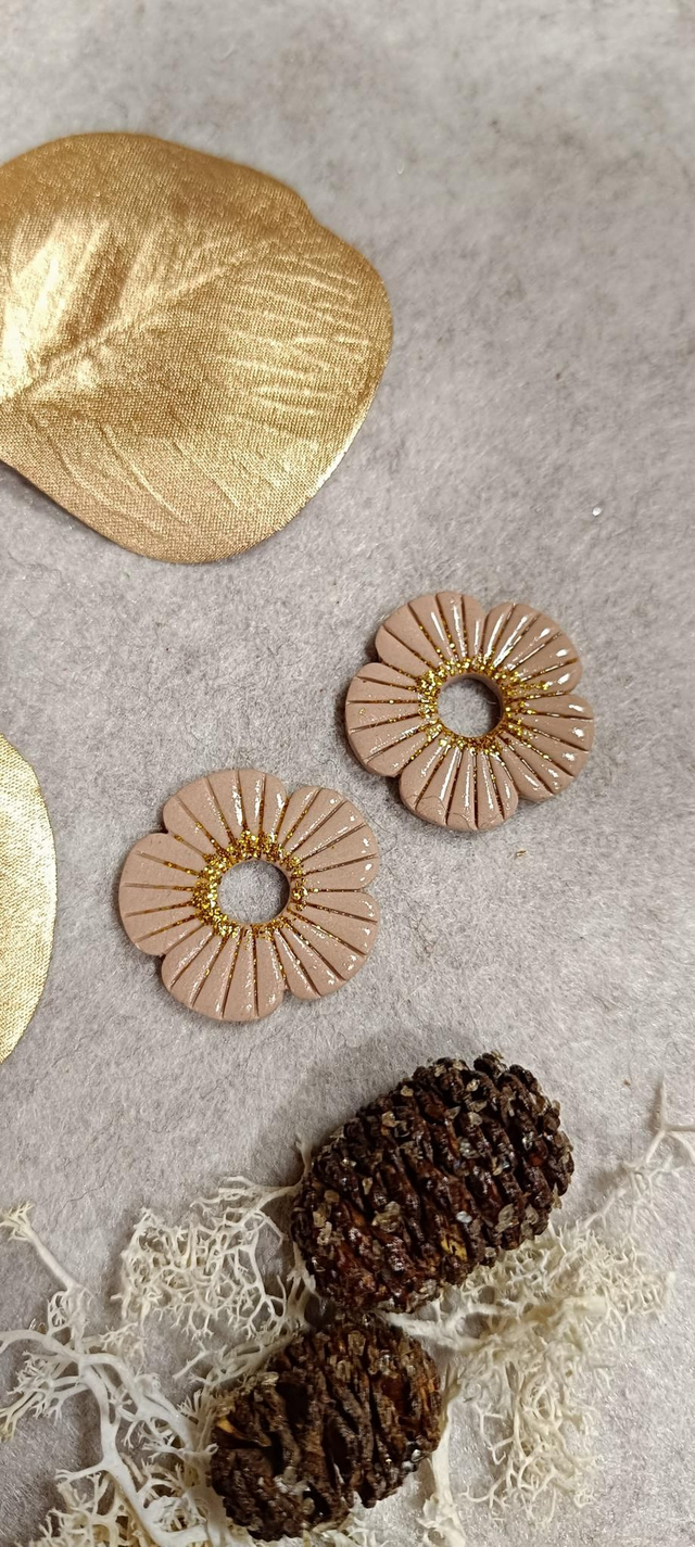 Maxi Aria - Beige et or 