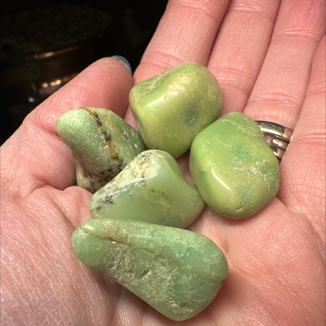 Chrysoprase Tumblestones 