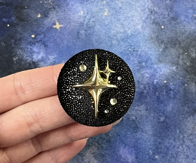 Broche nuit étoilée