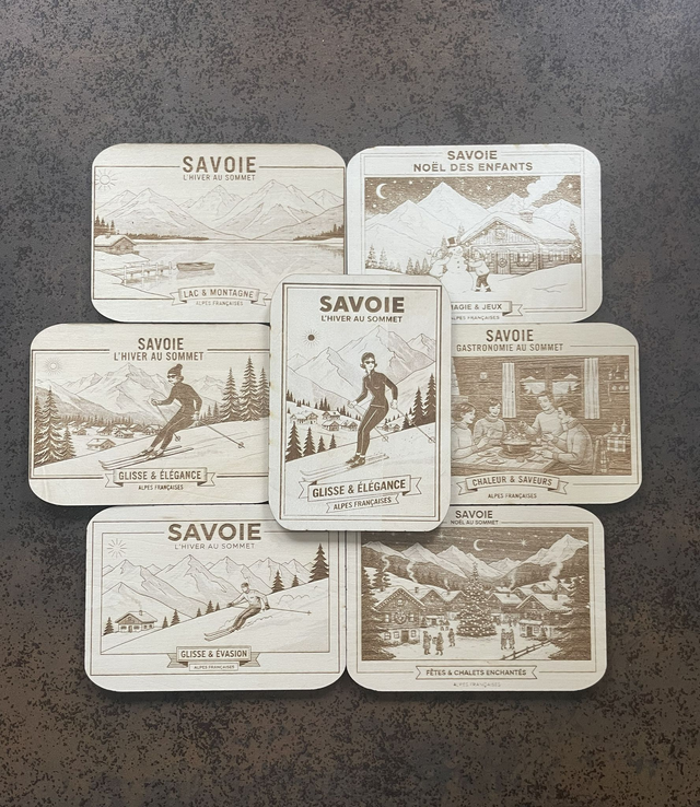 Cartes postales - L'hiver au sommet