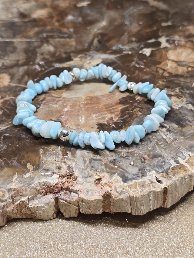 Bracelet baroque Larimar