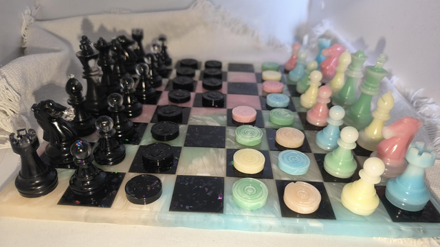 Jeu échiquier et damier