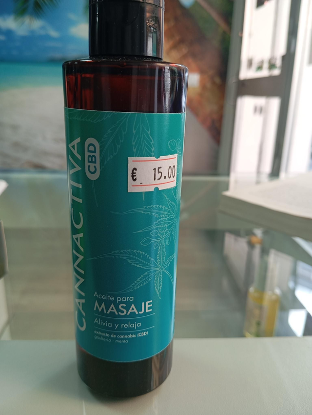 Aceite masaje corporal