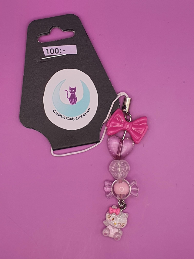 Phonecharm Sanrio Transparent Kitty 