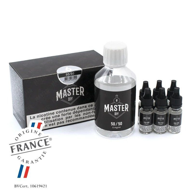 Pack Base 200 ml 50/50 Master DIY