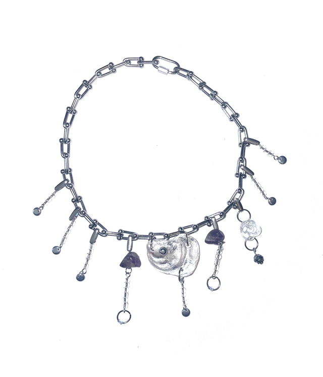 'cyber mermaid' neclace