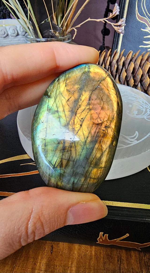 Galet labradorite 
