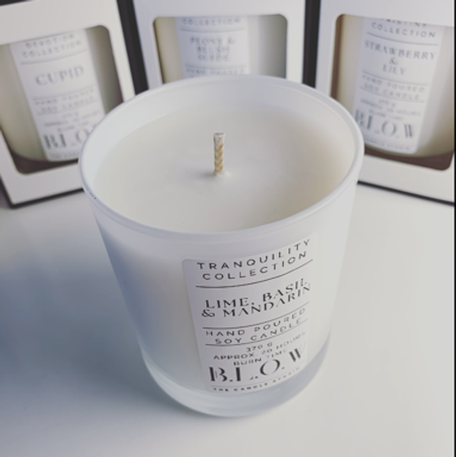 Tranquility Collection - Lime, Basil and Mandarin Candle
