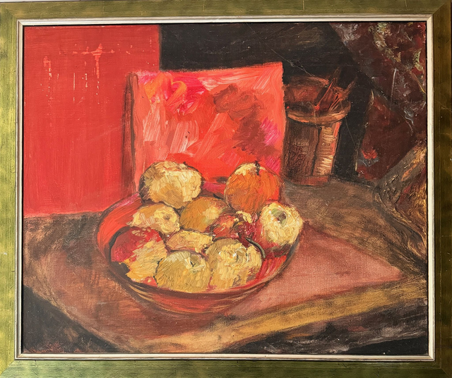 Martwa natura z owocami 50x60 olej płótno oprawiony