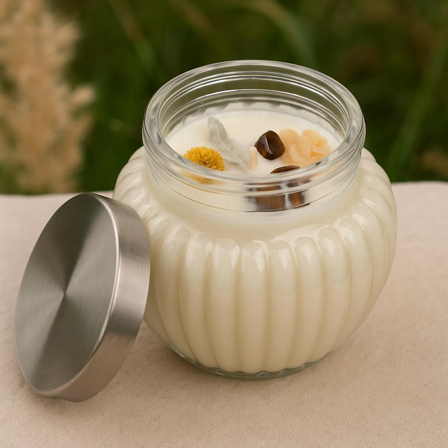 Grande bougie de purification et protection