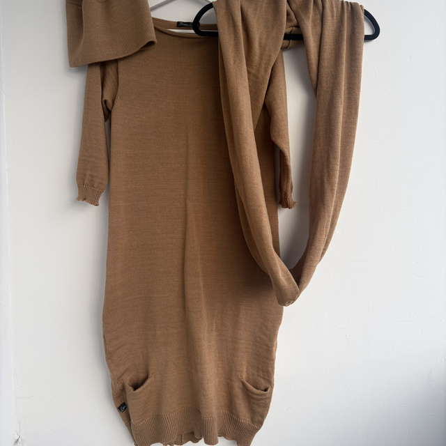 Dress, Scarf & Beanie