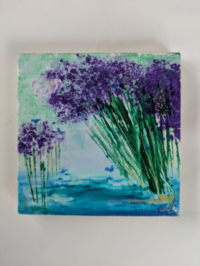 Orginal - selbstleuchtendes Minibild 10x10 cm