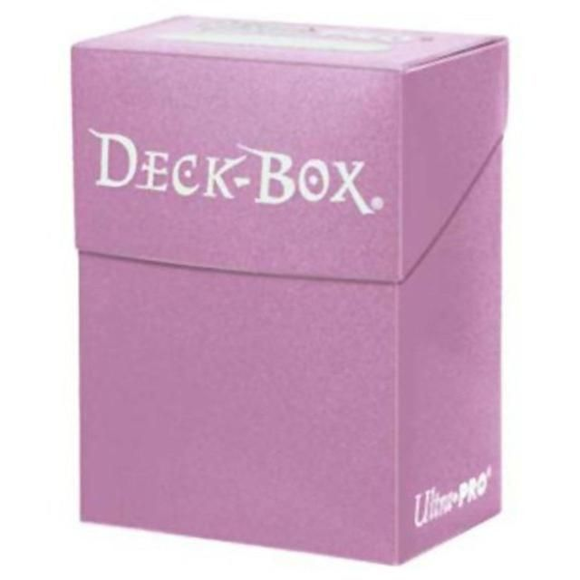 Ultra Pro Solid Pink Deck Box