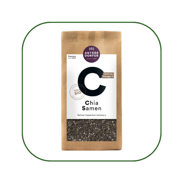 Bio Chia Samen, schwarz, 150g