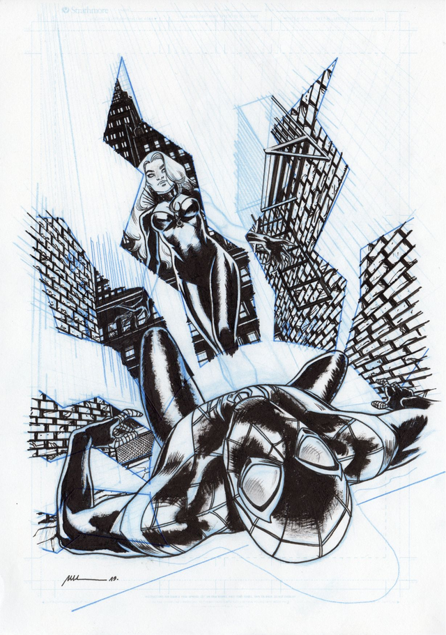 "Alley Cat" Inks - ORIGINAL, A4 (8.3x11.7) 