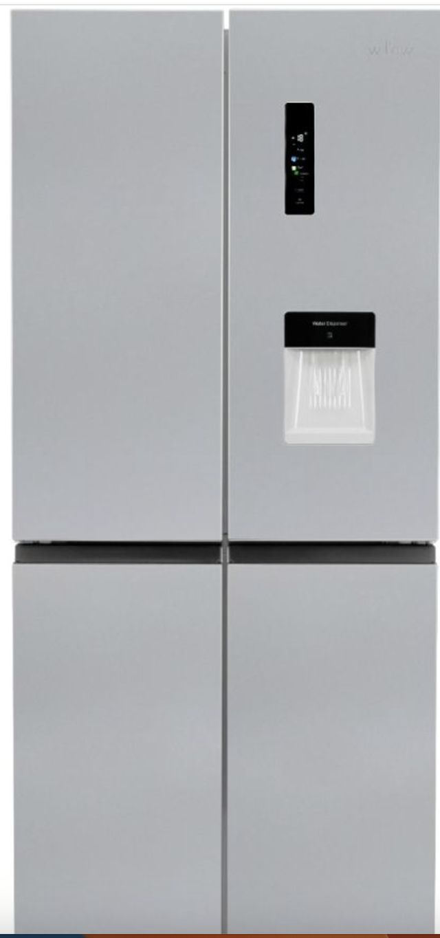 Willow WSBES4MDS  415L American Style Fridge Freezer  - Silver