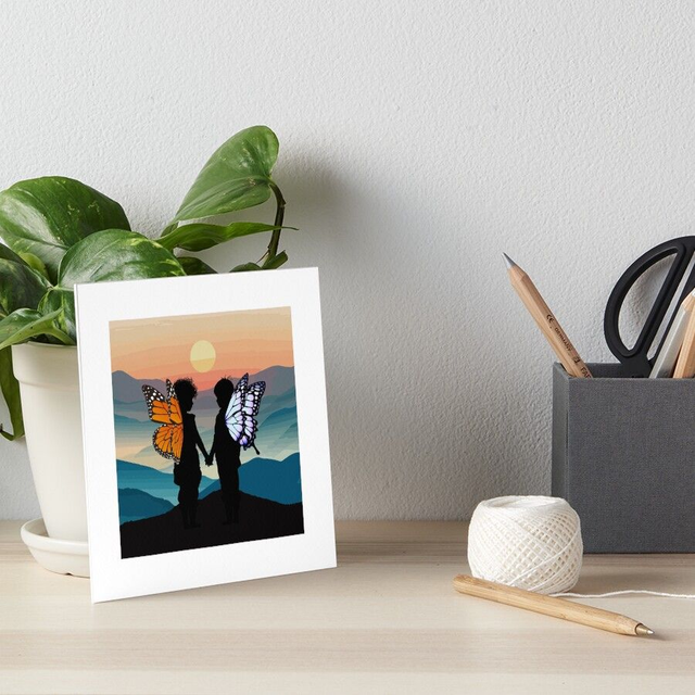 In His Winter - Art Print - Nusti and Crina at Sunrise
