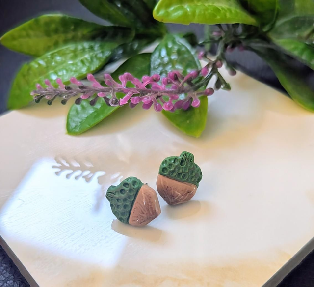 Acorn Cuties Stud Earrings